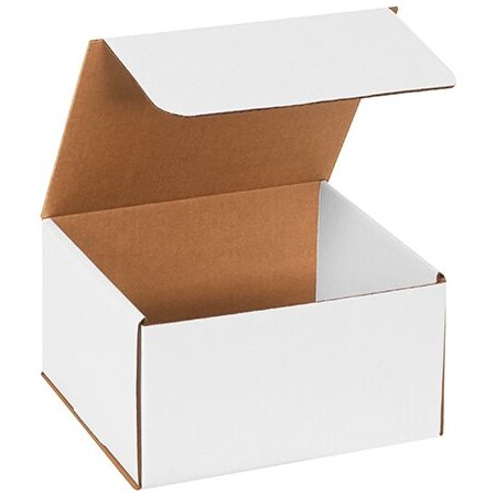 Bsc Preferred 9 x 8 x 5'' White Corrugated Mailers, 50PK BUY00029220